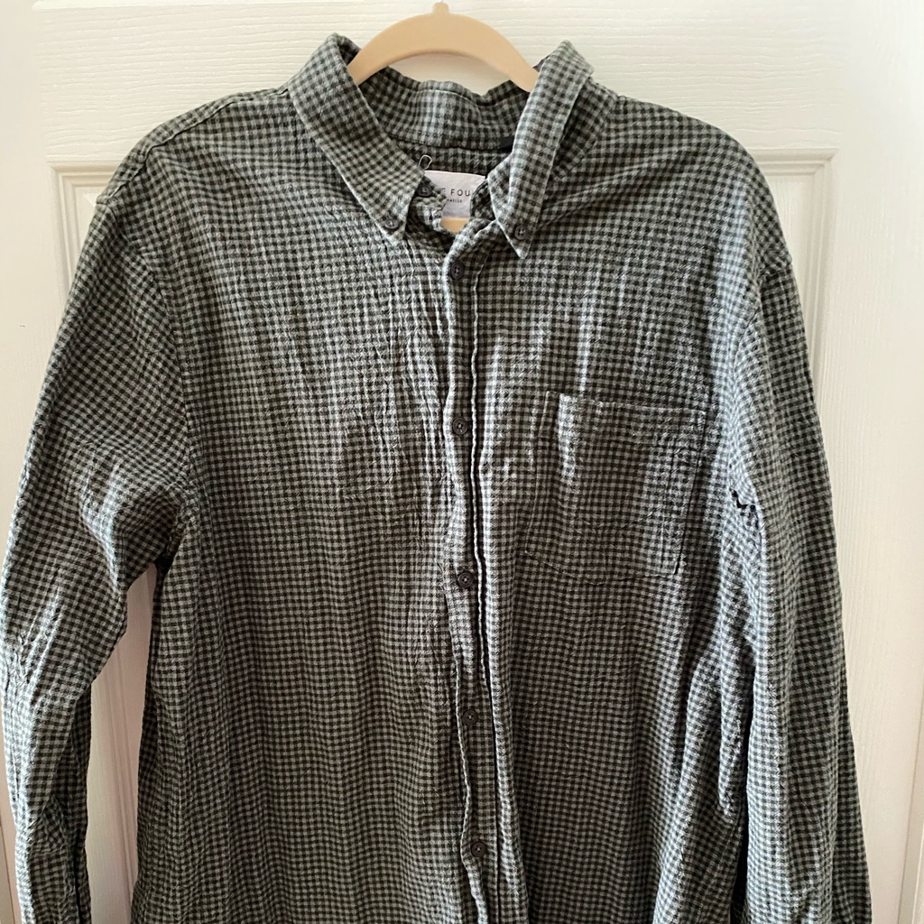 Five Four Patterned Button-Down